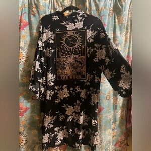 The Moon Tarot Upcycled Kimono